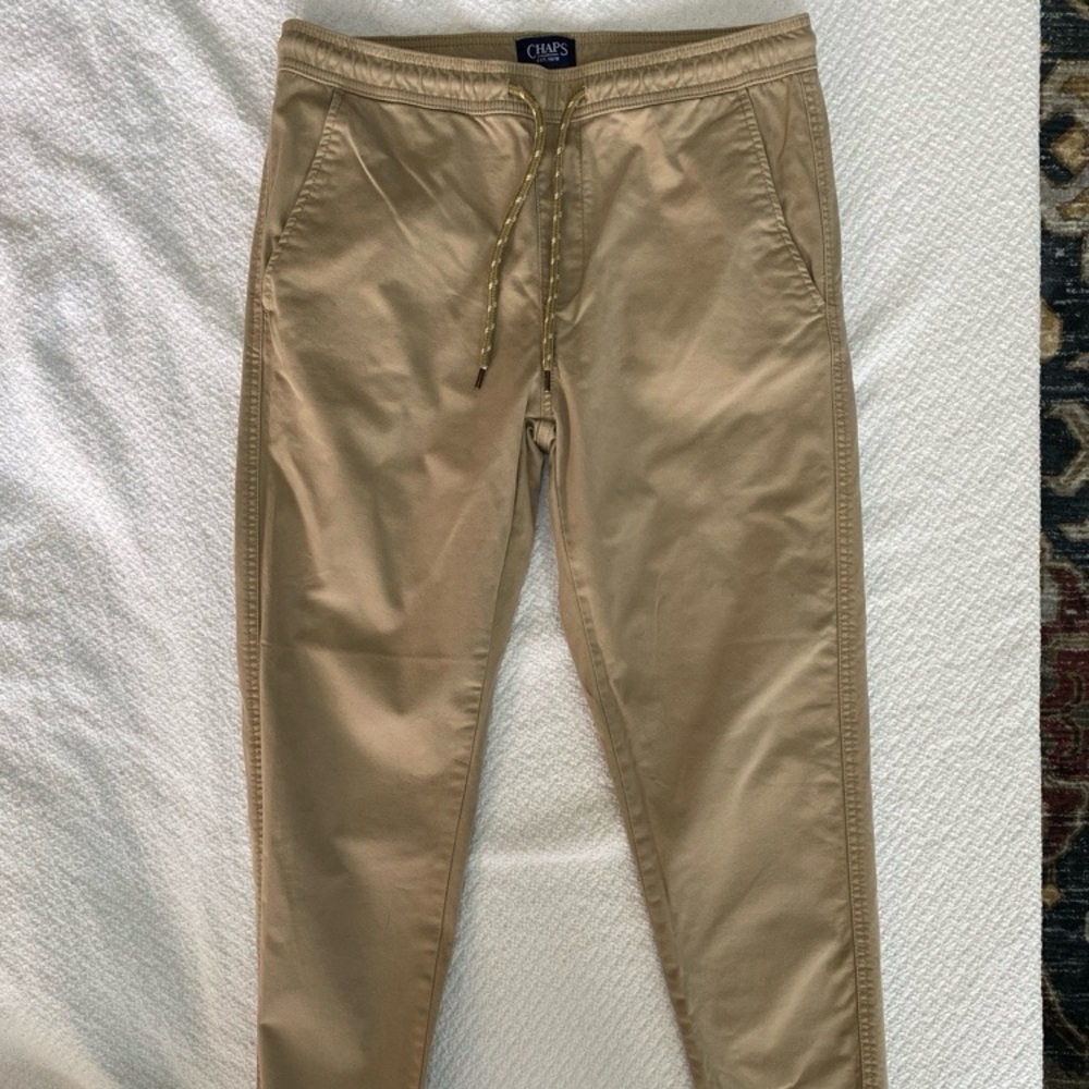 Chaps Coastland Wash Twill Jogger Pants - Men’s Size Medium